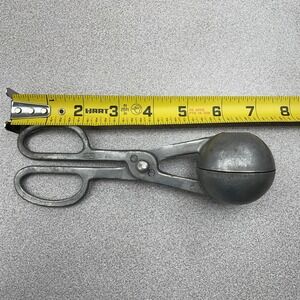 Aluminum 6.5" Meatball Cookie Dough Melon Baller Maker Scoop Taiwan Vintage